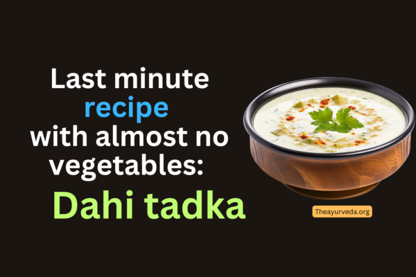 dahi tadka recipe